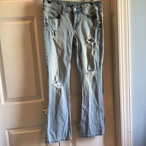 American Eagle Skinny Kick Stretch jeans  size 10